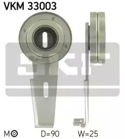 VKM 33003 SKF Натяжной ролик, поликлиновойремень